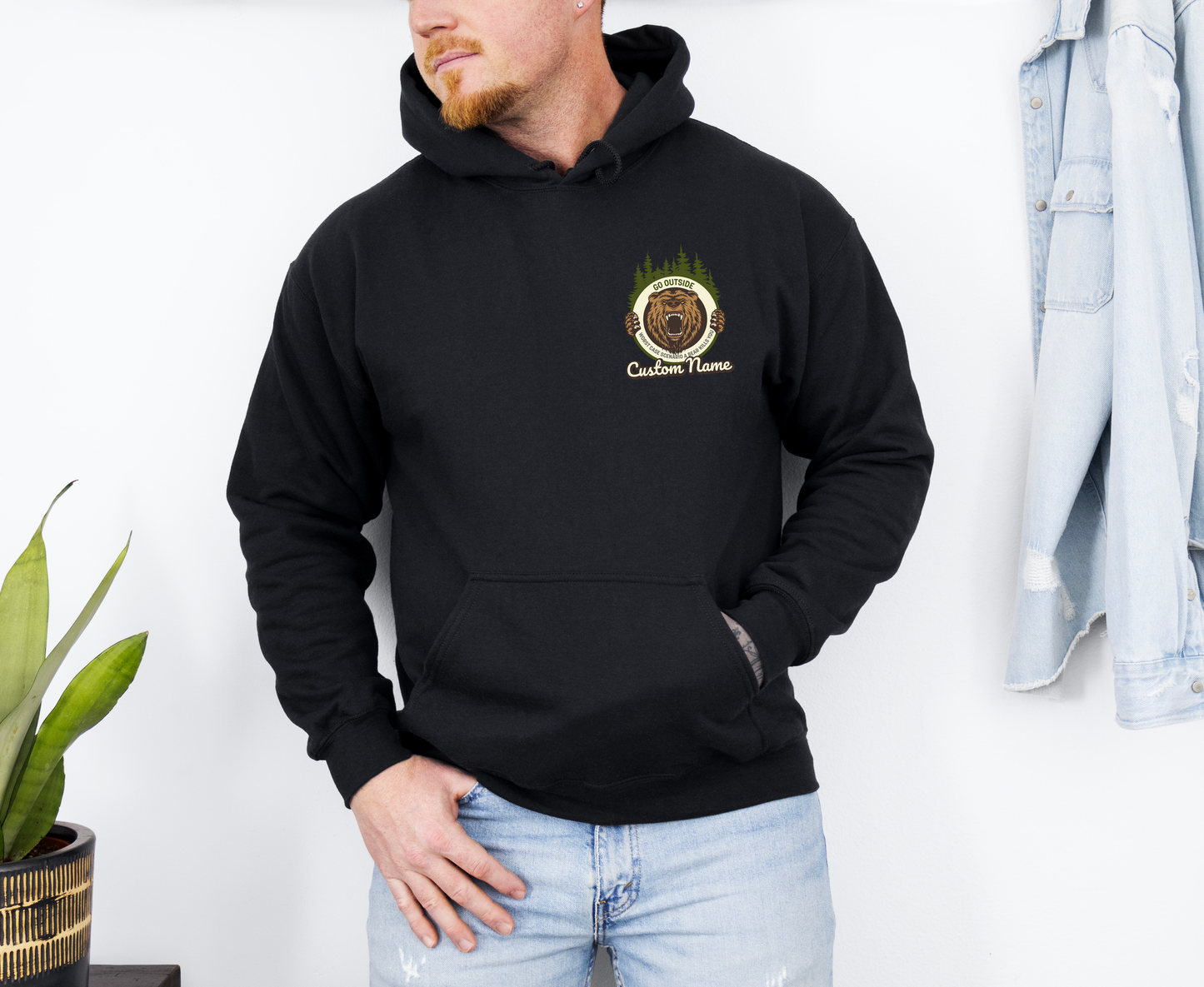 Go Outside Unisex Hoodie | Lake Apparel | Camping Apparel