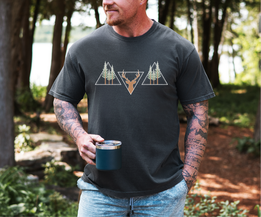 Hunting Triangles Unisex T-shirt