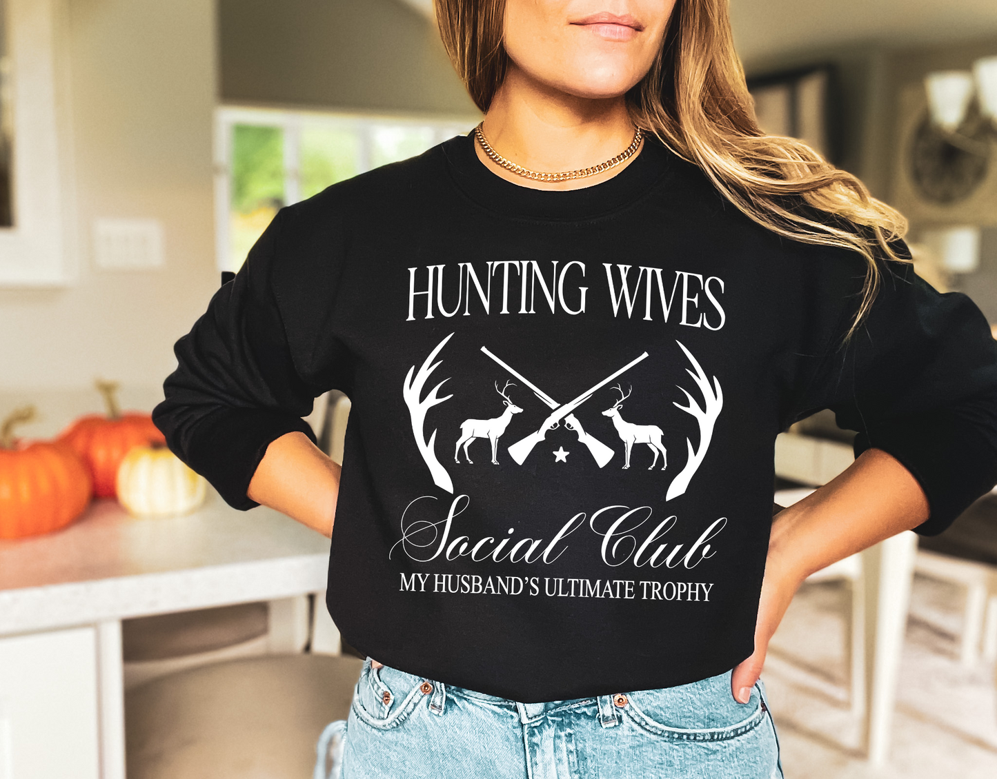 Hunting Wives Social Club Unisex Crewneck