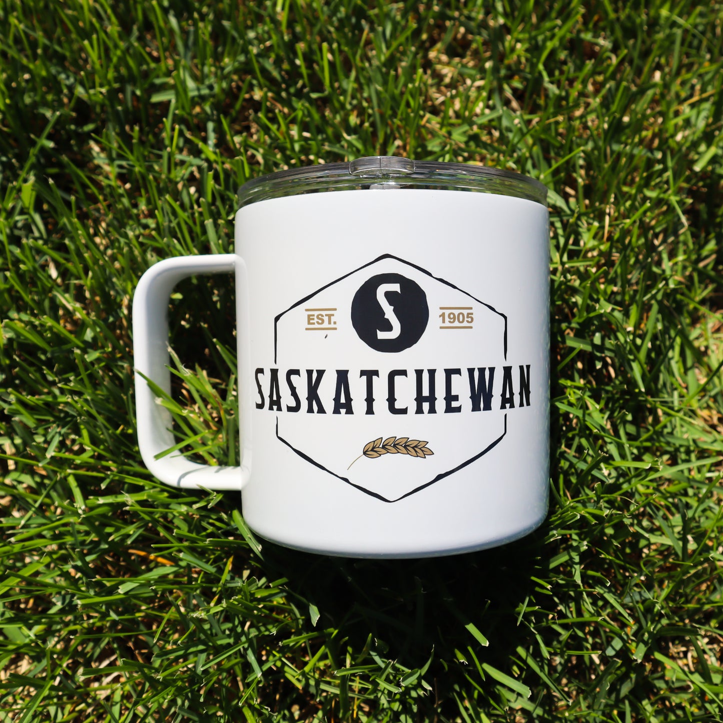 Sask 1905 Stainless Steel 17oz Coffee Mug | Saskatchewan Mug