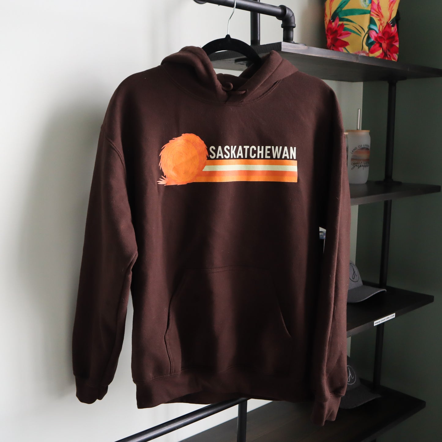 Saskatchewan Retro 70s Unisex Hoodie | Sask Clothing