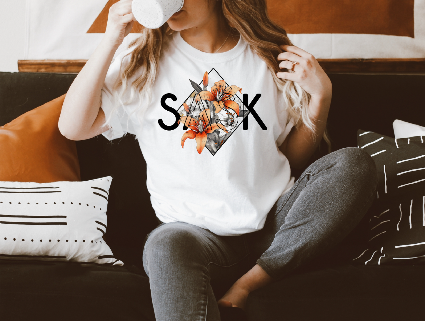 SASK Diamond Unisex T-shirt | Saskatchewan Apparel