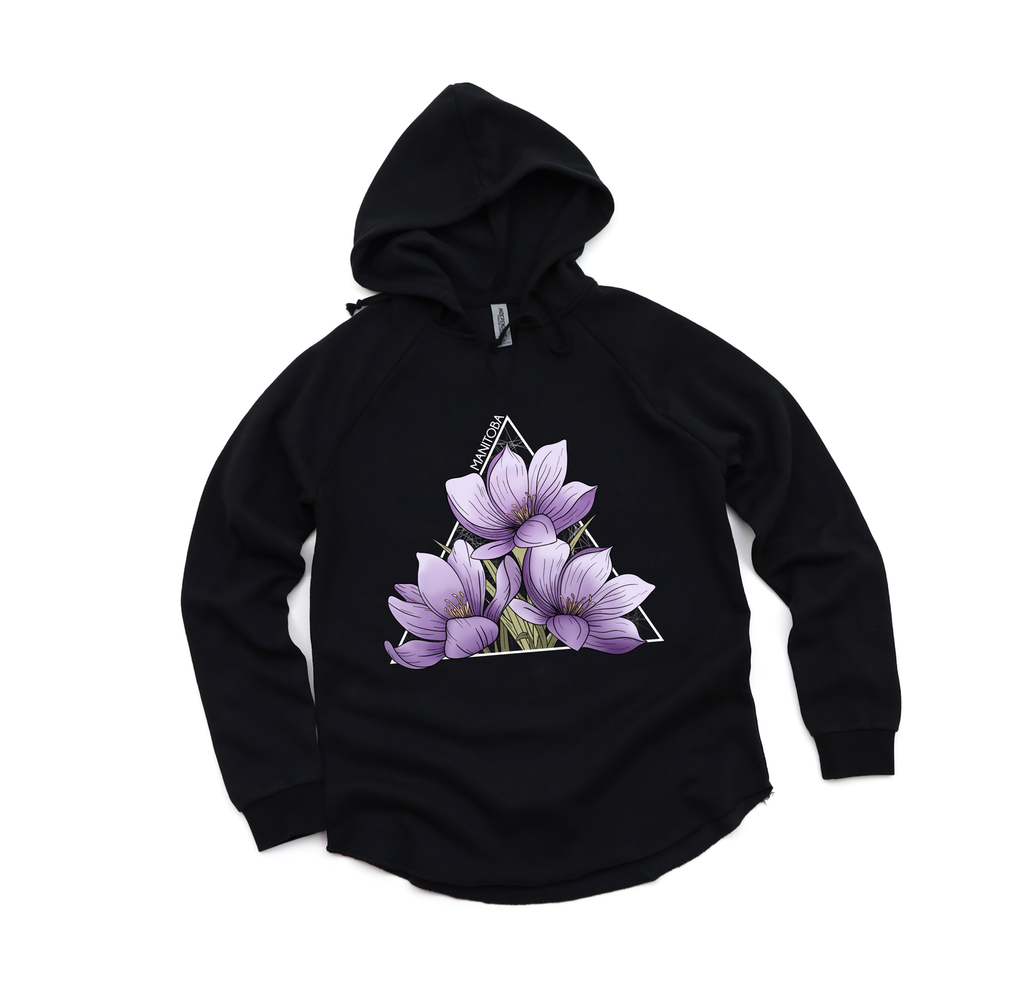 Crocus Triangle Premium Women's Hoodie | Manitoba Clothing