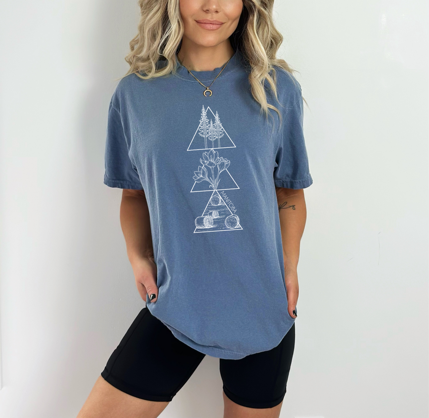 Geometric Manitoba Unisex T-shirt | Prairie Clothing