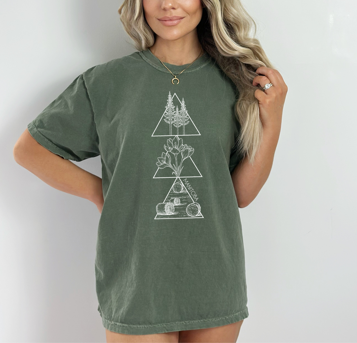 Geometric Manitoba Unisex T-shirt | Prairie Clothing