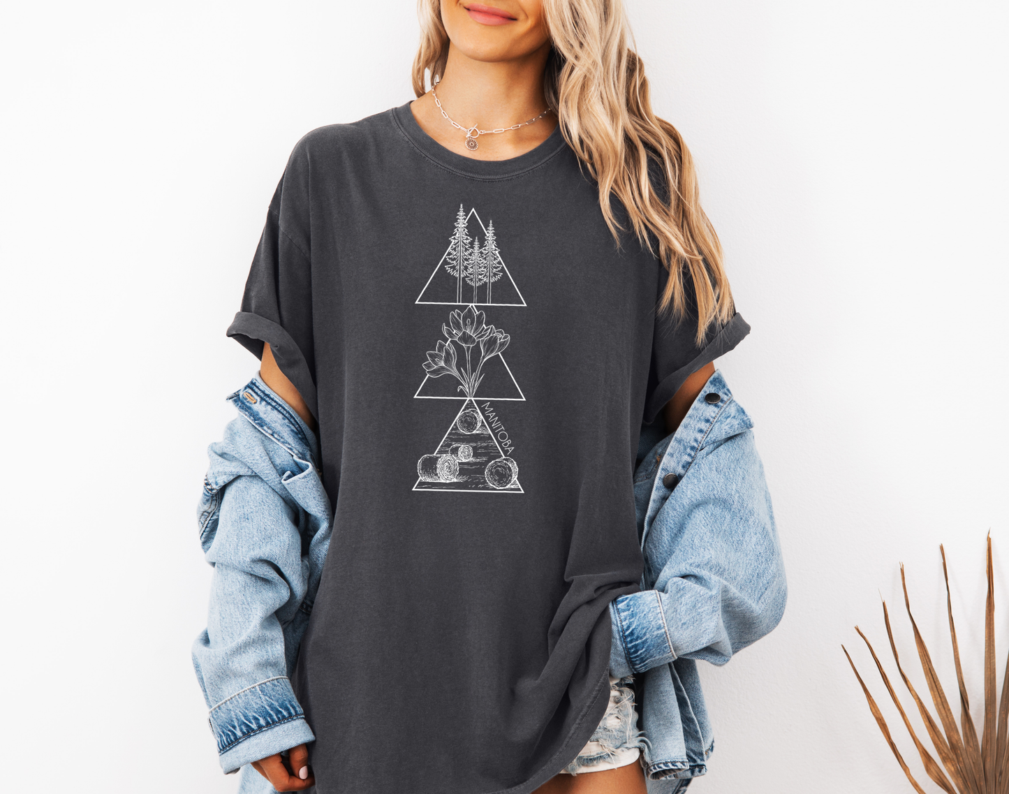 Geometric Manitoba Unisex T-shirt | Prairie Clothing