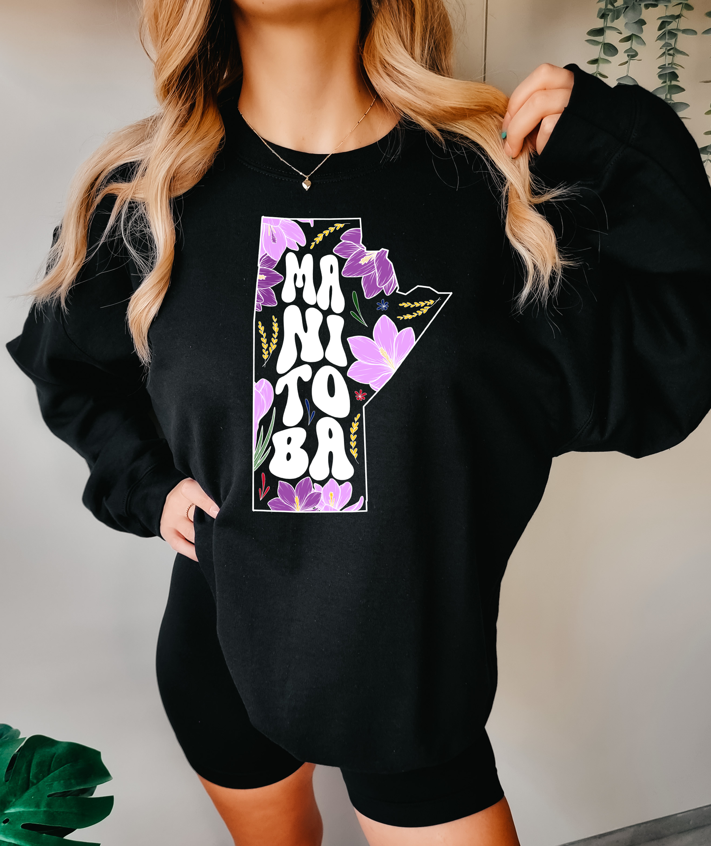 Manitoba Grow Where You Are Planted Unisex Crewneck Sweatshirt