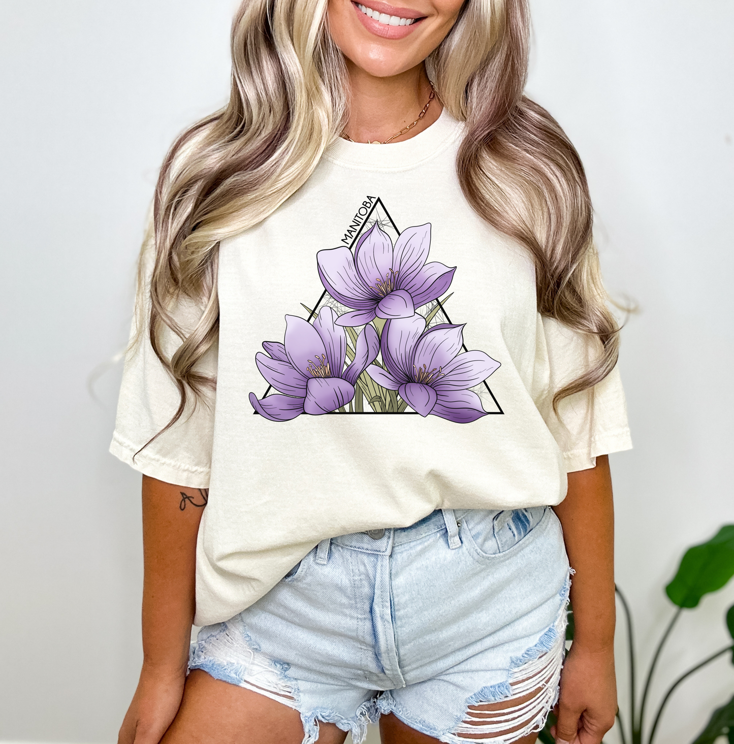 Crocus Triangle Unisex T-shirt | Manitoba Clothing