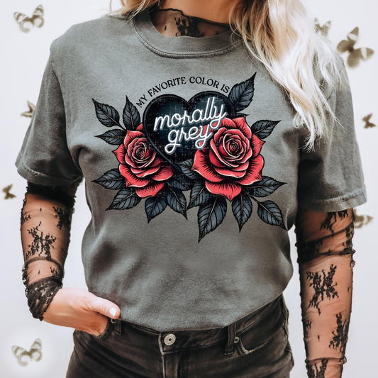 My Favorite Color Is Morally Grey T-shirt | Bookish Shirt