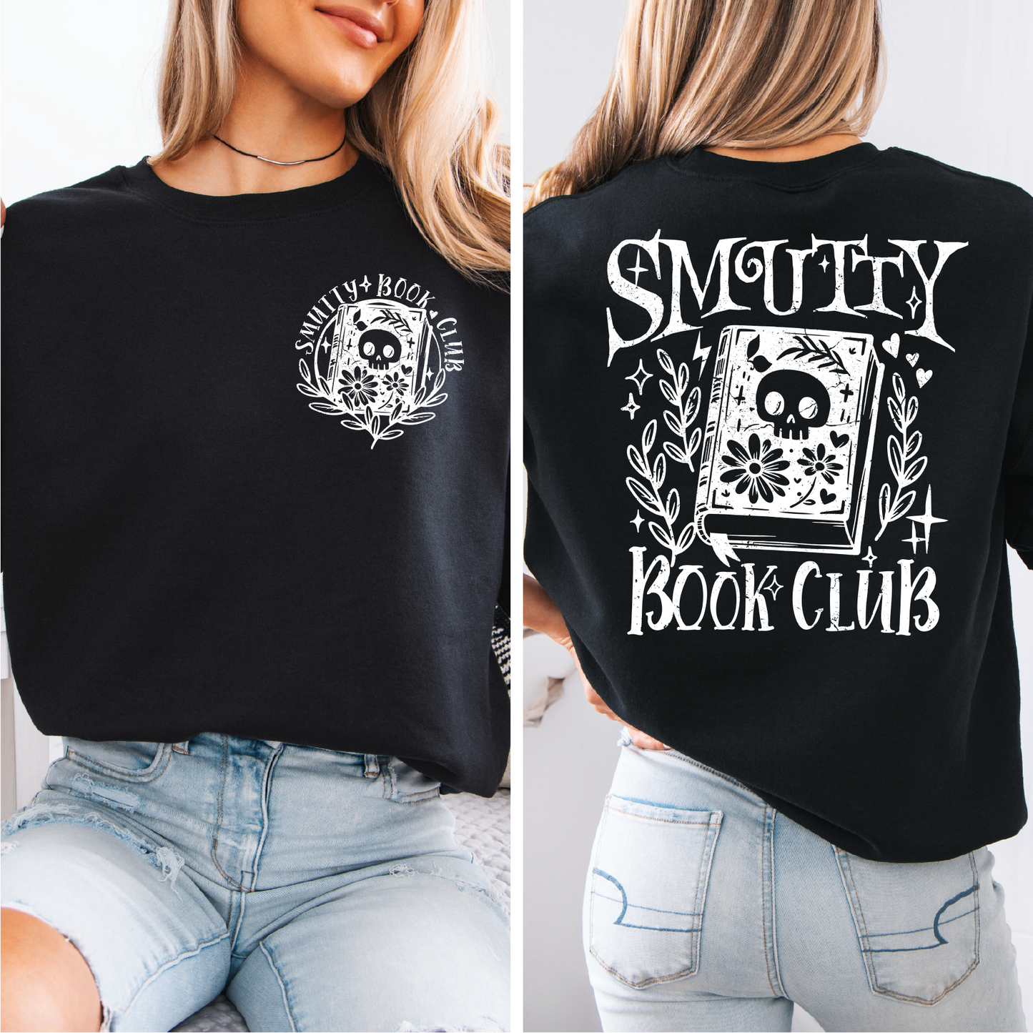 Smutty Book Club Unisex Crewneck Sweatshirt | Bookish