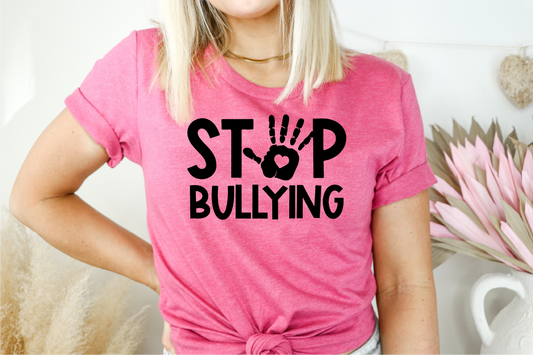 Stop Bullying Unisex T-shirt | Pink Shirt Day