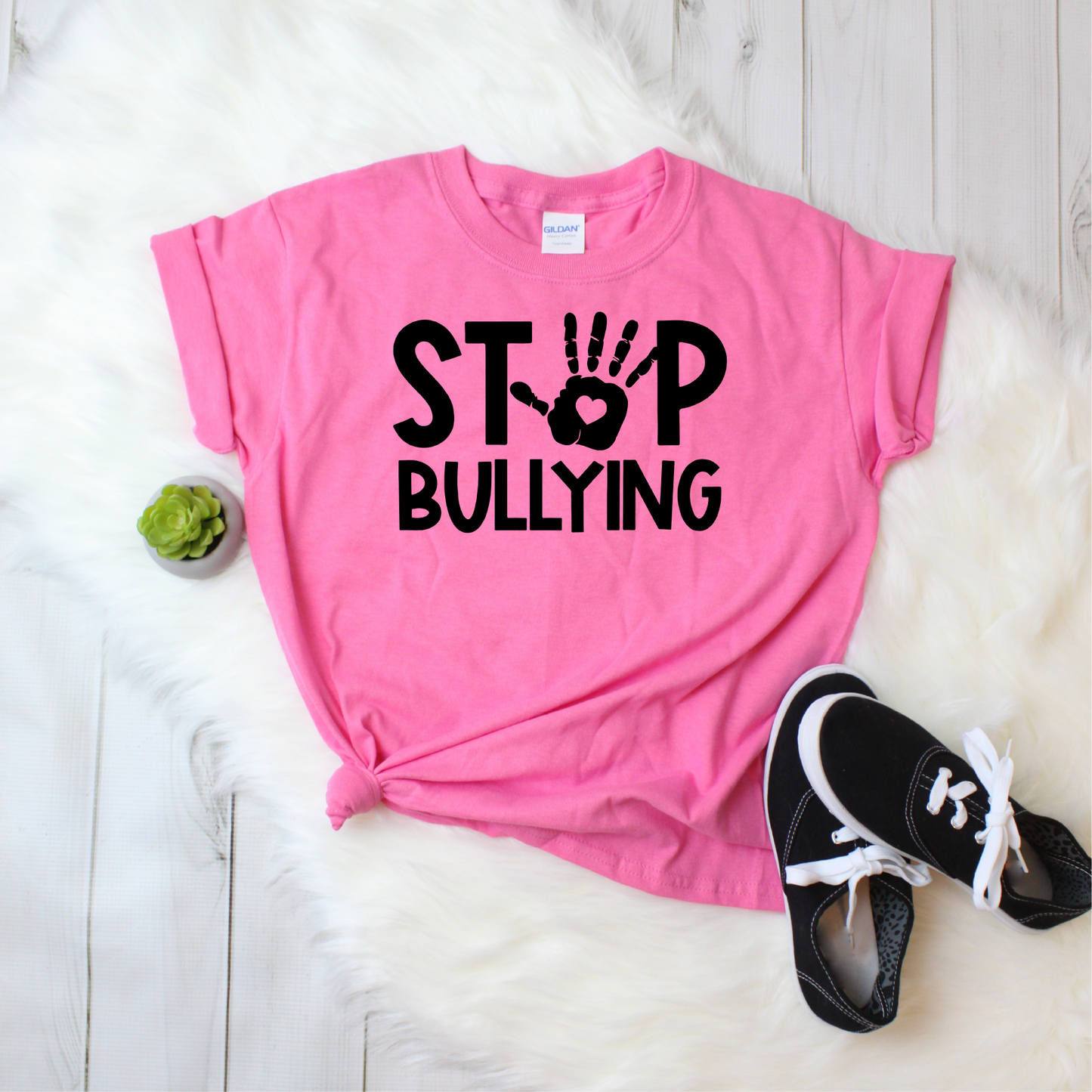 Stop Bullying Youth T-shirt | Pink Shirt Day
