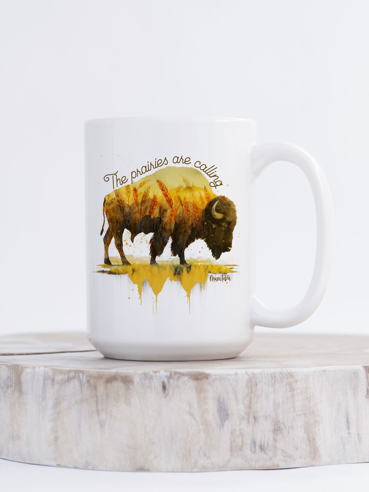 The Prairies Are Calling Ceramic Mug | Manitoba Mug
