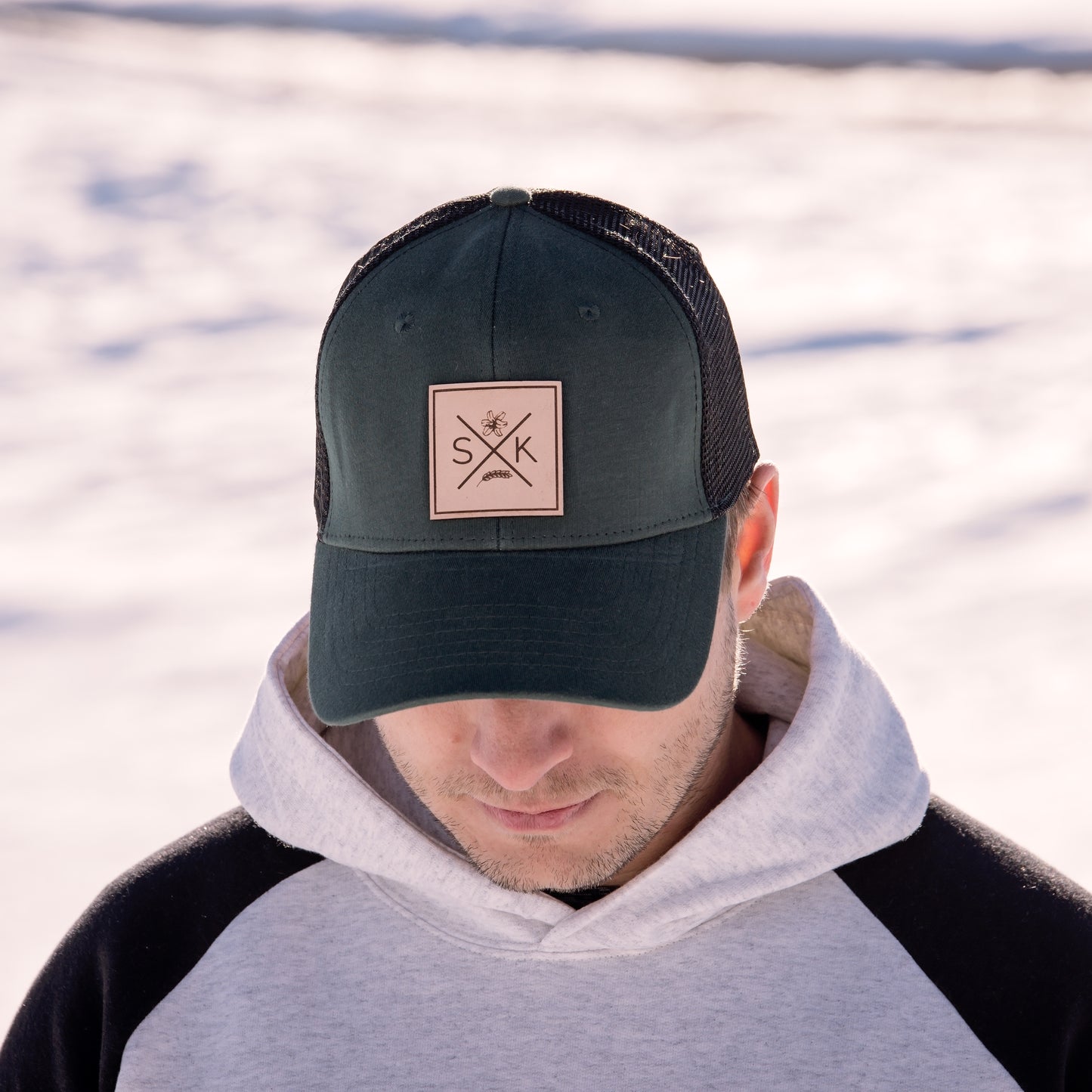 Sask X Mesh Trucker Cap | Saskatchewan Hat