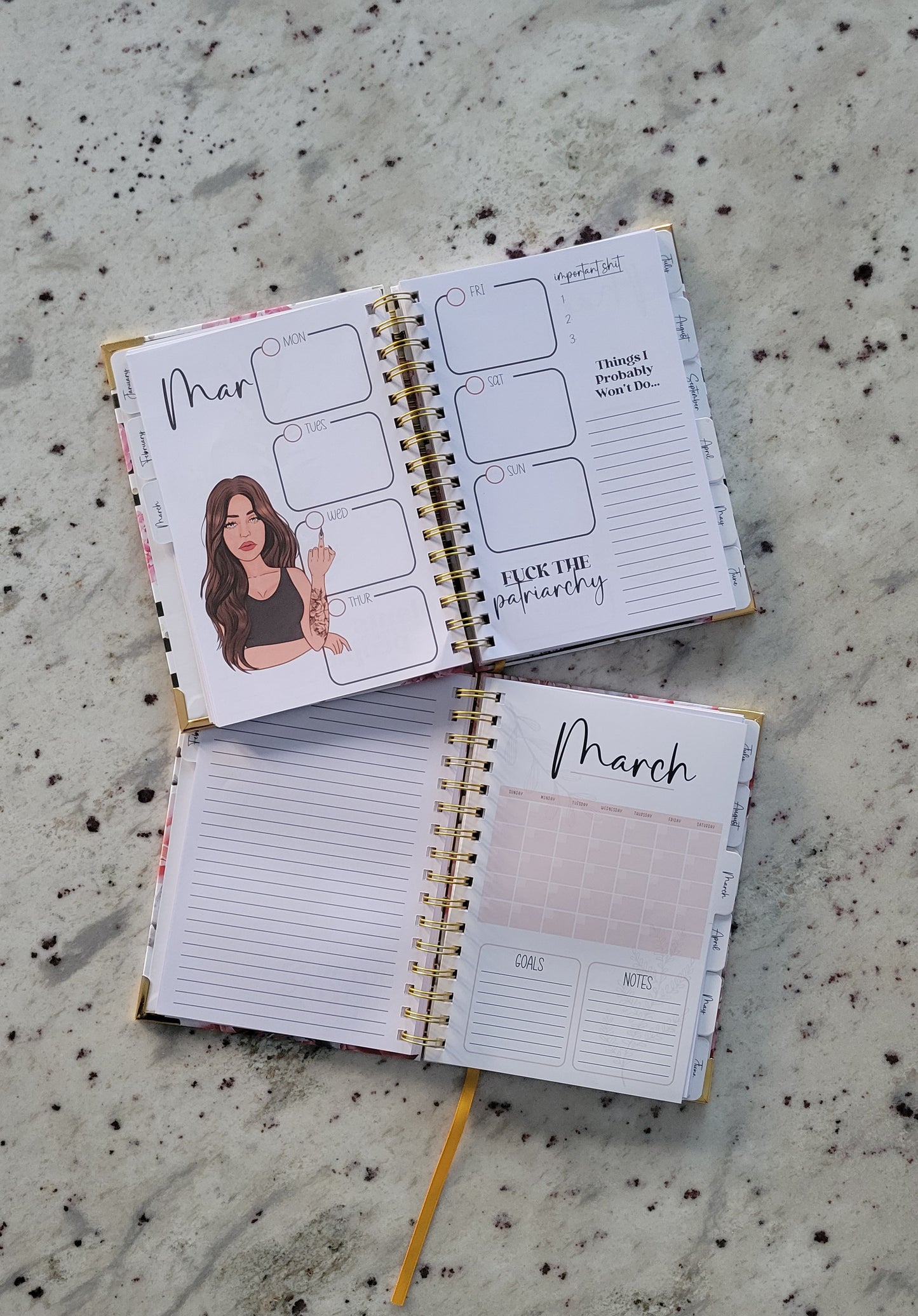 Get Shit Done Undated Sweary Planner | Day Planner