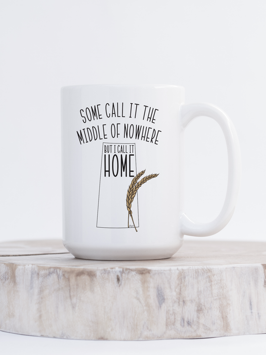But I Call It Home Ceramic Mug | Saskatchewan Mug