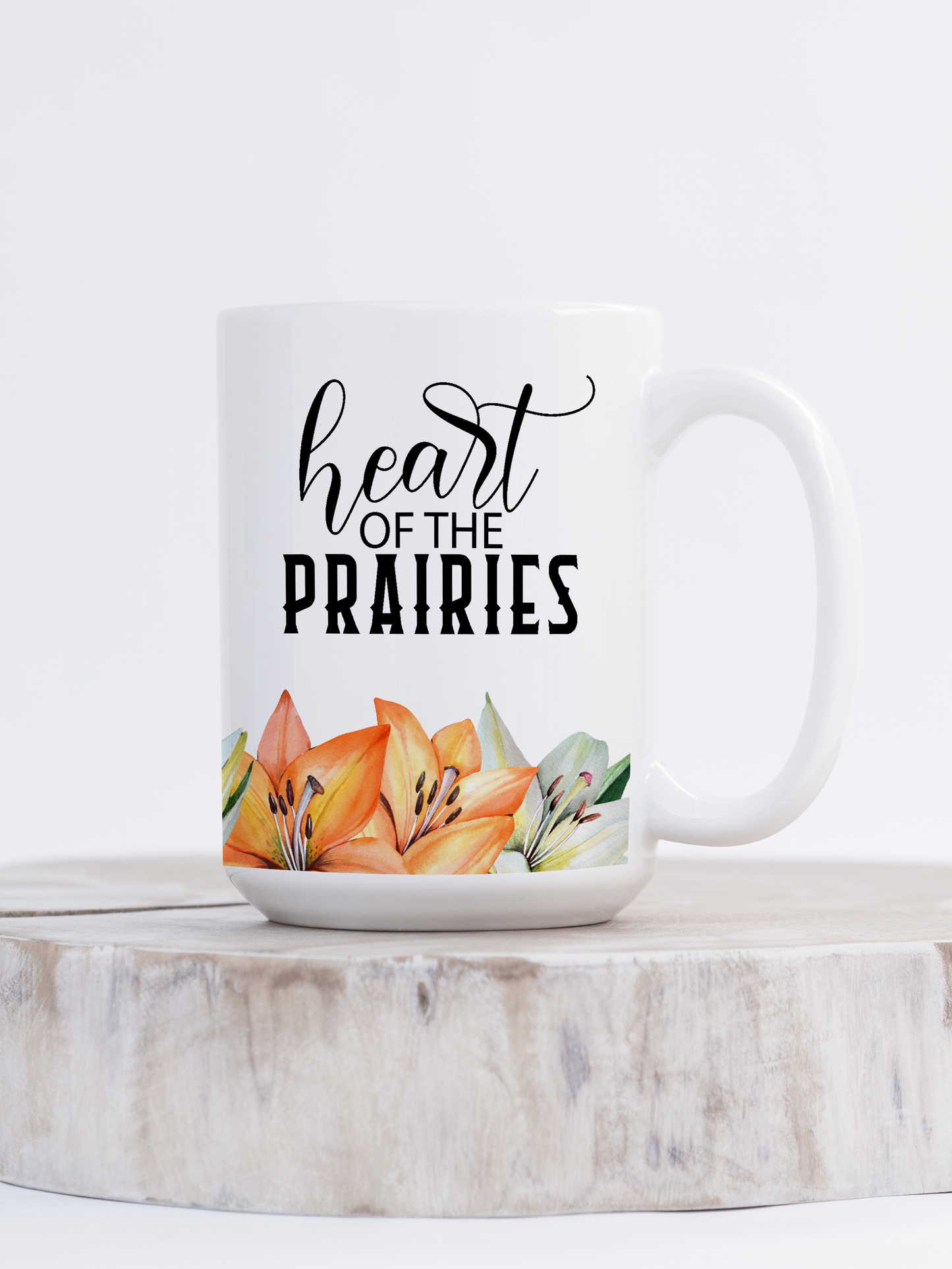 Heart of the Prairies Ceramic Mug | Saskatchewan Mug
