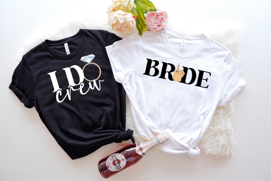 Bride | I Do Crew Bachelorette Tshirts