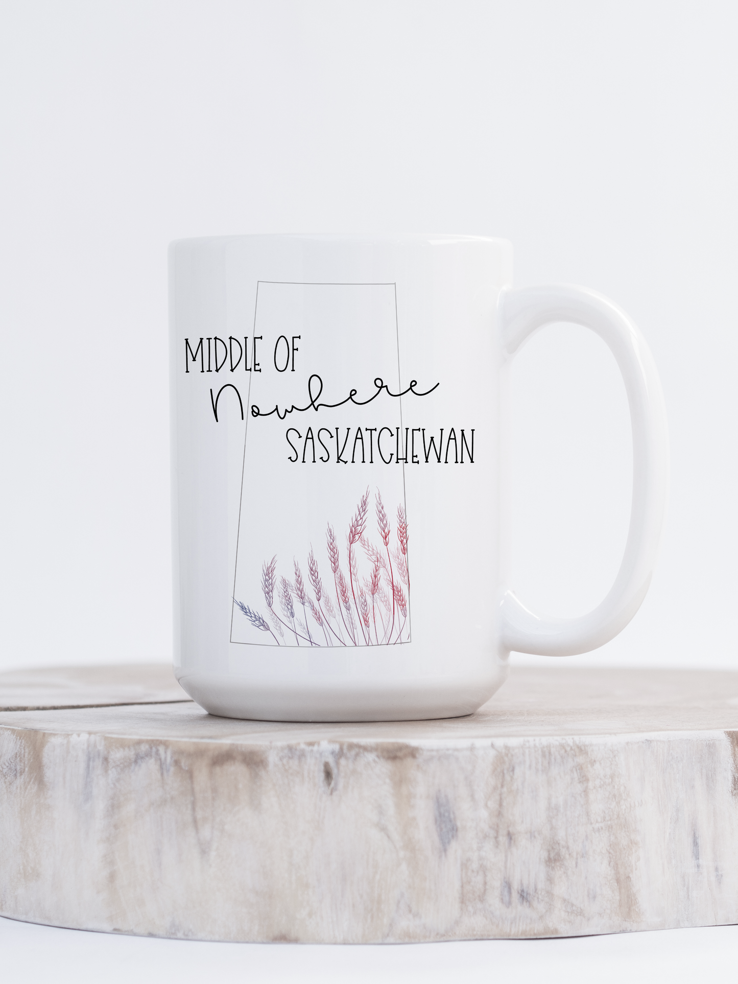Middle of Nowhere Ceramic Mug | Saskatchewan Mug